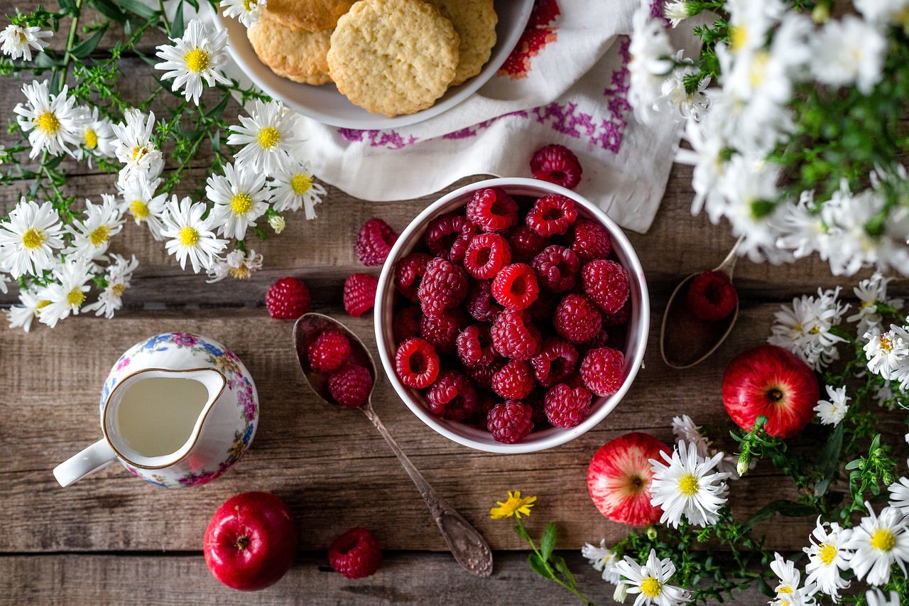 Rasberries Salad