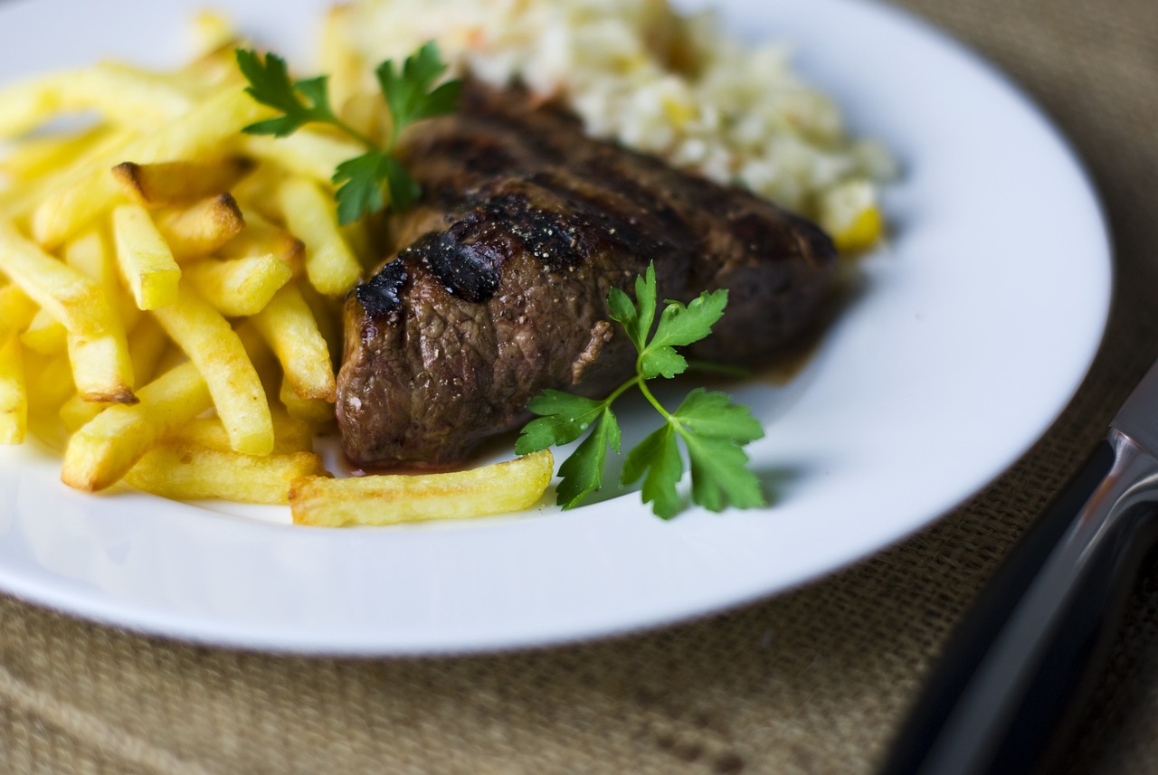 Beef Steak with Fries